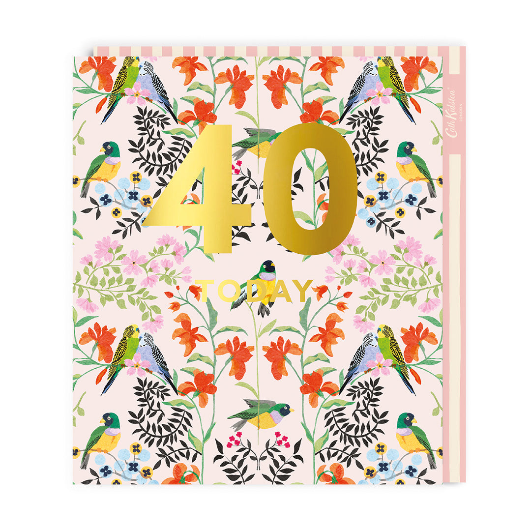 Cath Kidston 40th Birthday Card