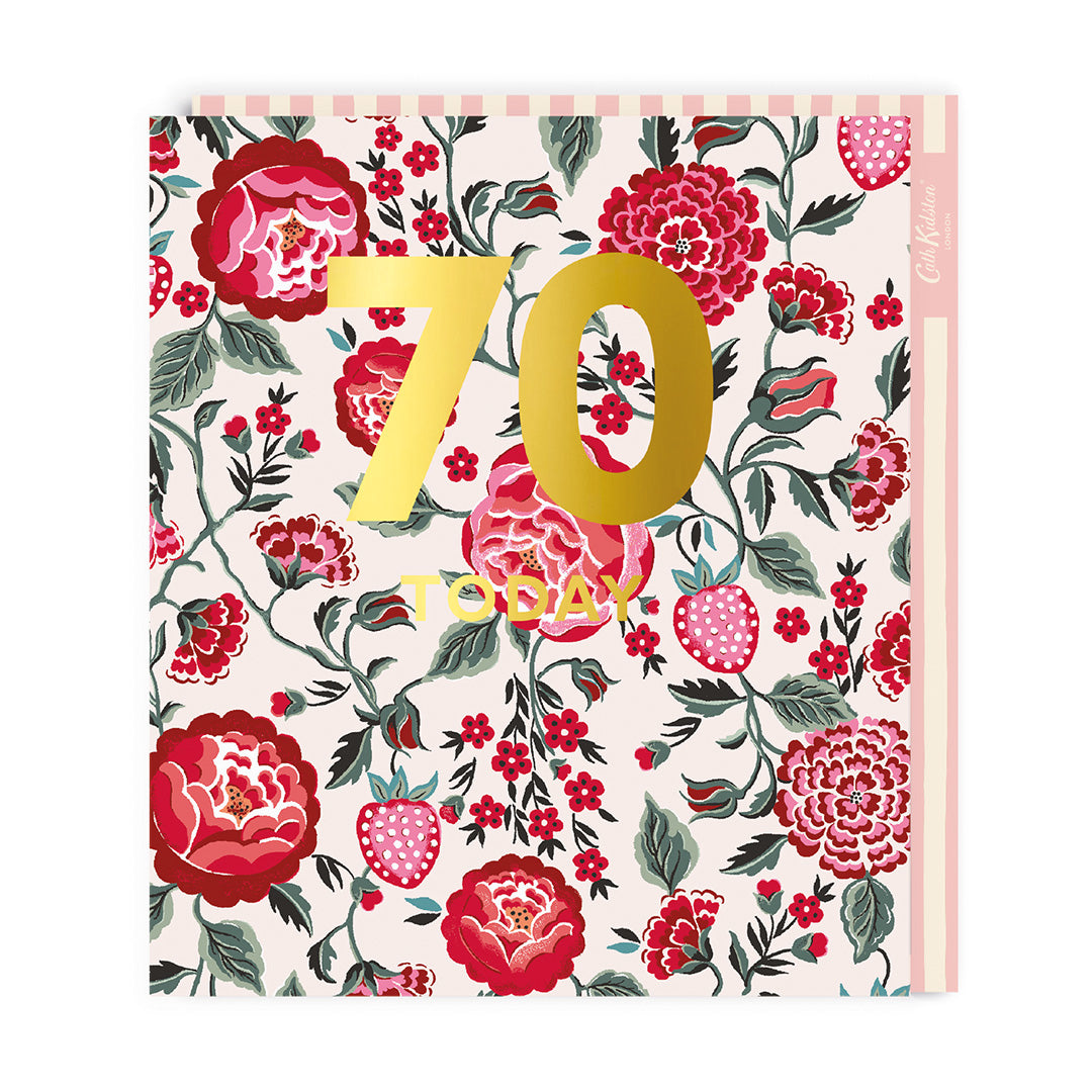 Cath Kidston 70th Birthday Card