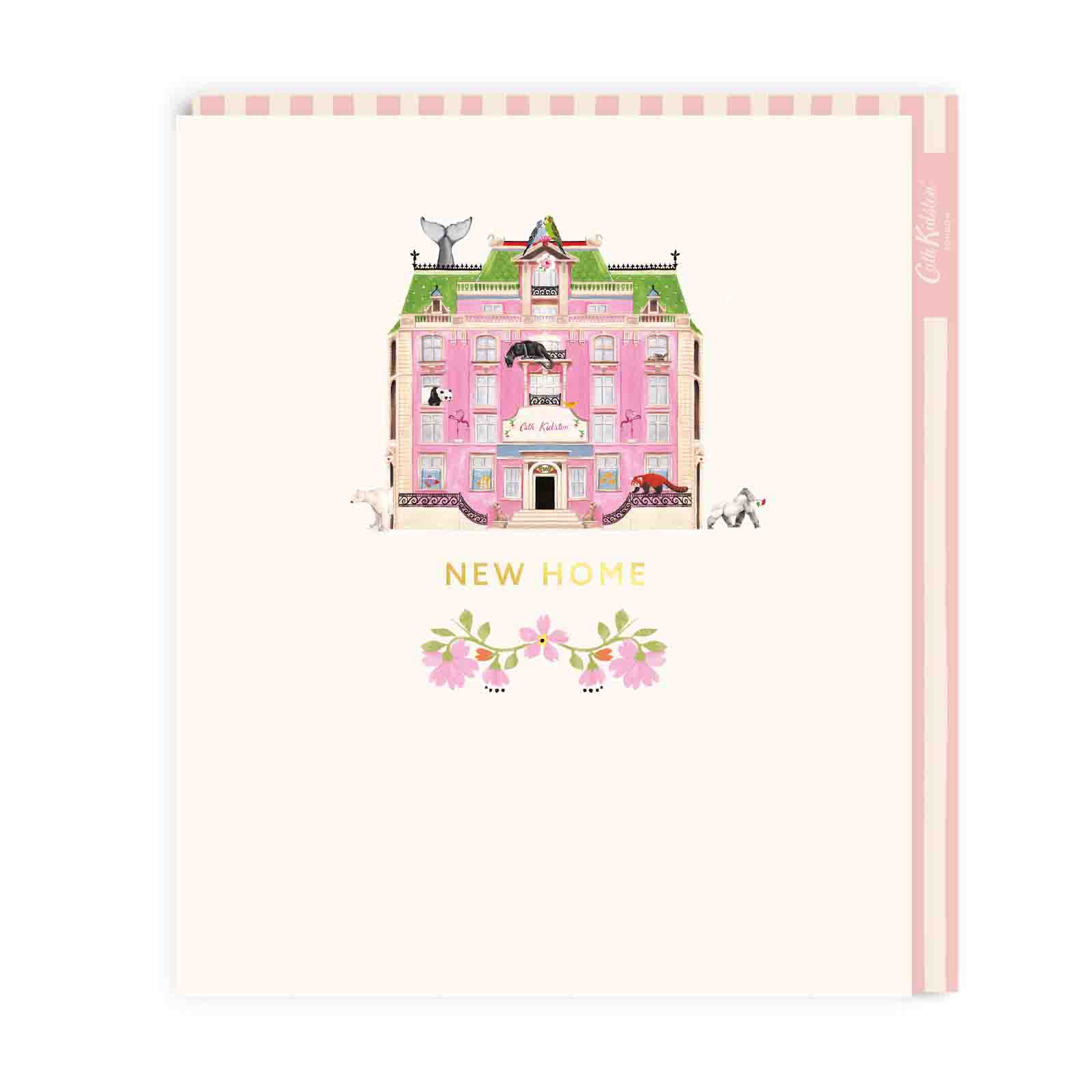 Pink House New Home Card