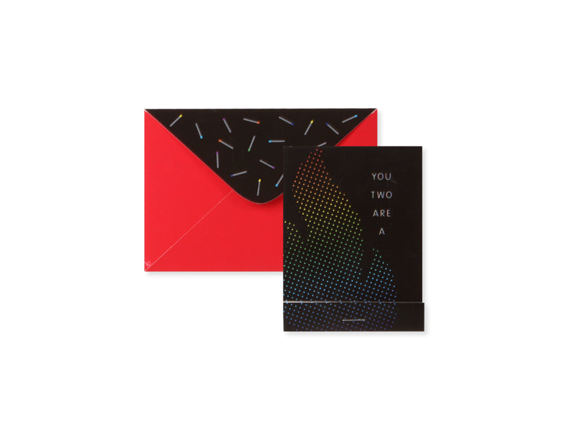 Matchbook 3D Layered Greeting Card