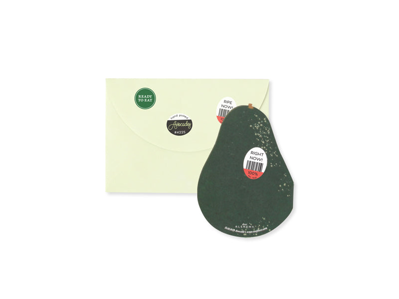 Avocado 3D Layered Greeting Card