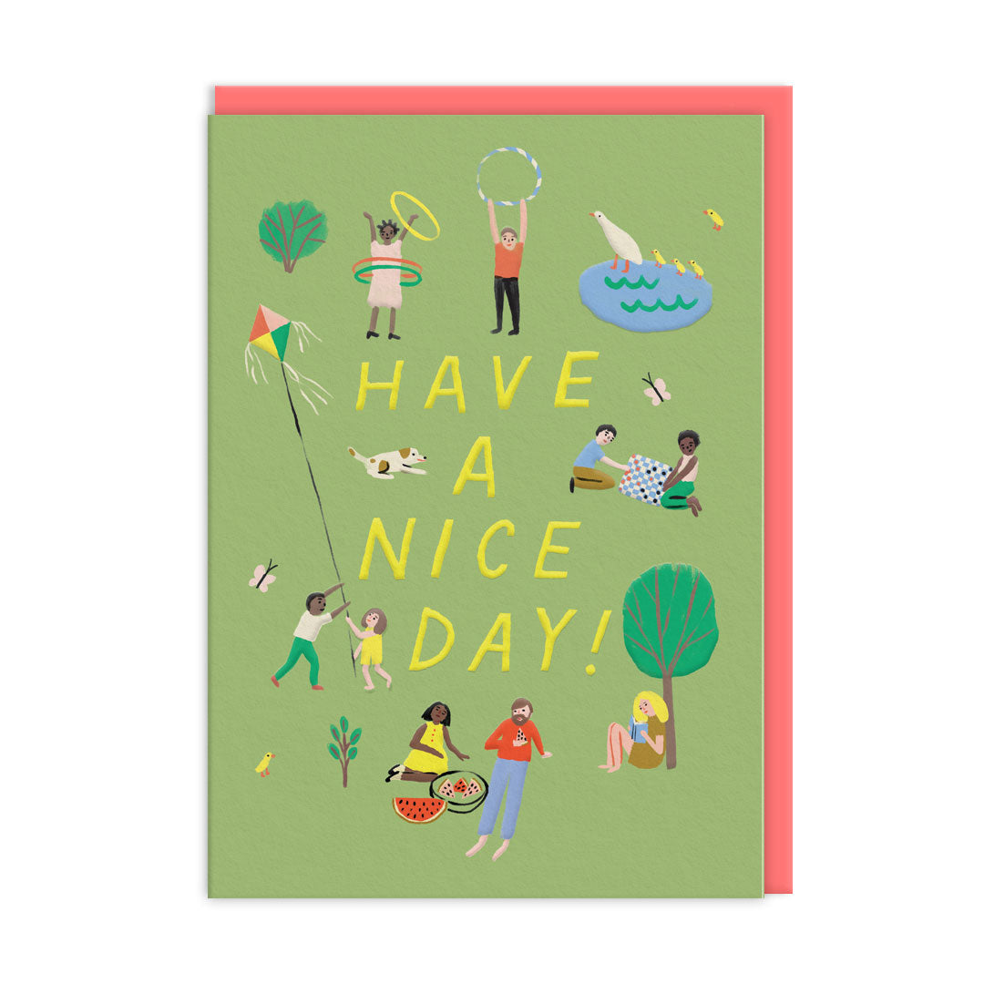 Have a Nice Day Park Birthday Card