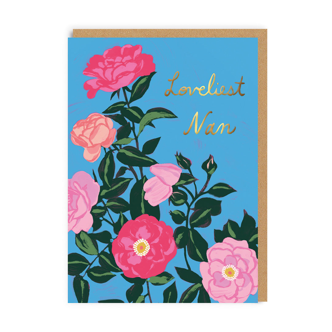 Roses Loveliest Nan Mother’s Day Card
