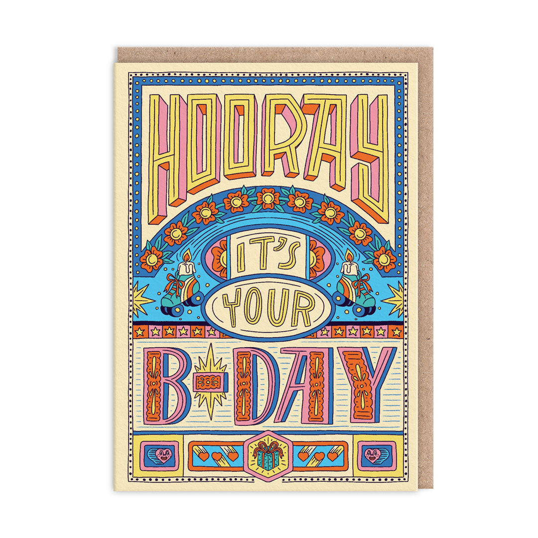 Happy Birthday Card | Perfect Card For Him/Her | Ohh Deer x Frieda Ruh | Stylish Eco-Friendly Greeting Cards | Hooray It’s Your Birthday