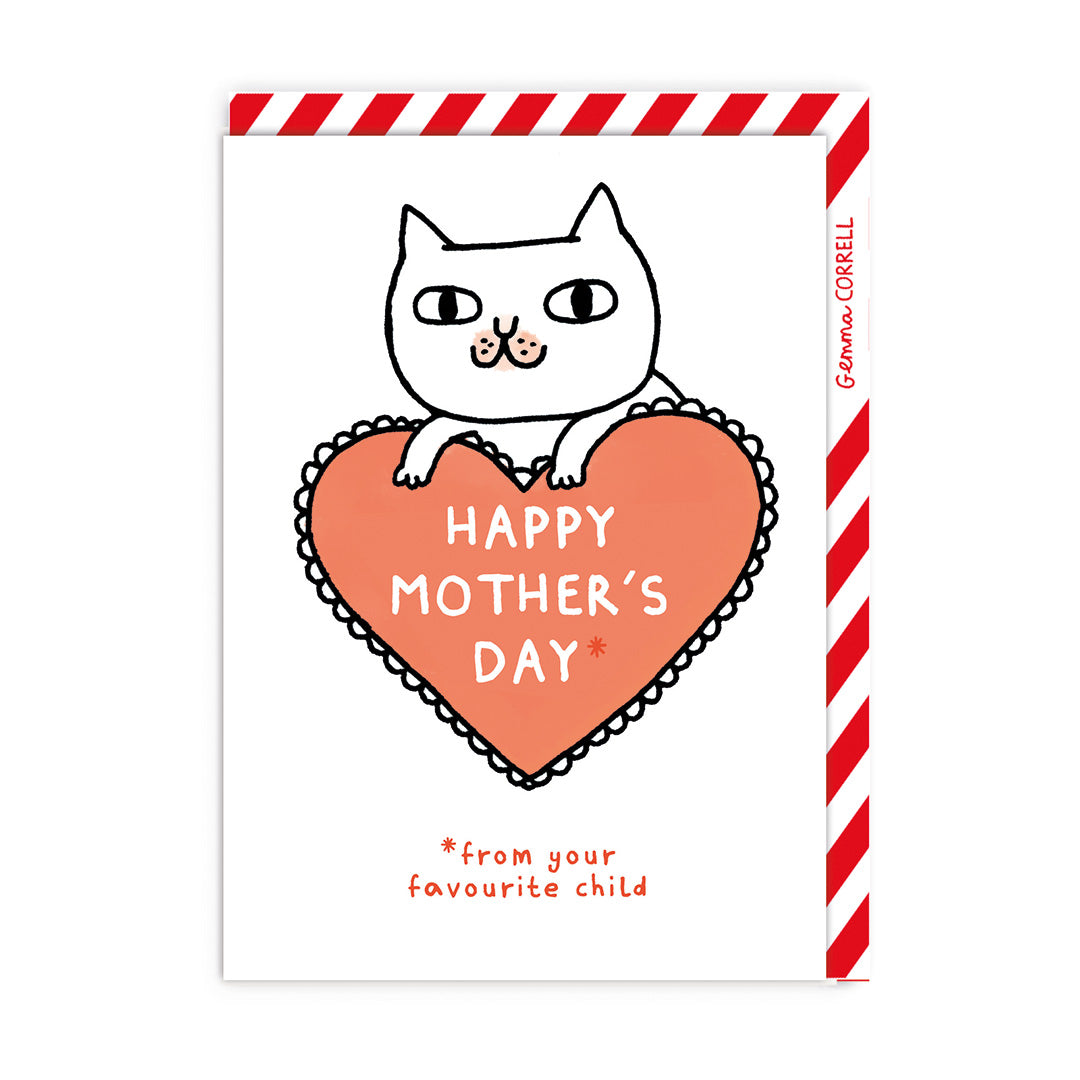Cat Favourite Child Happy Mother’s Day Card