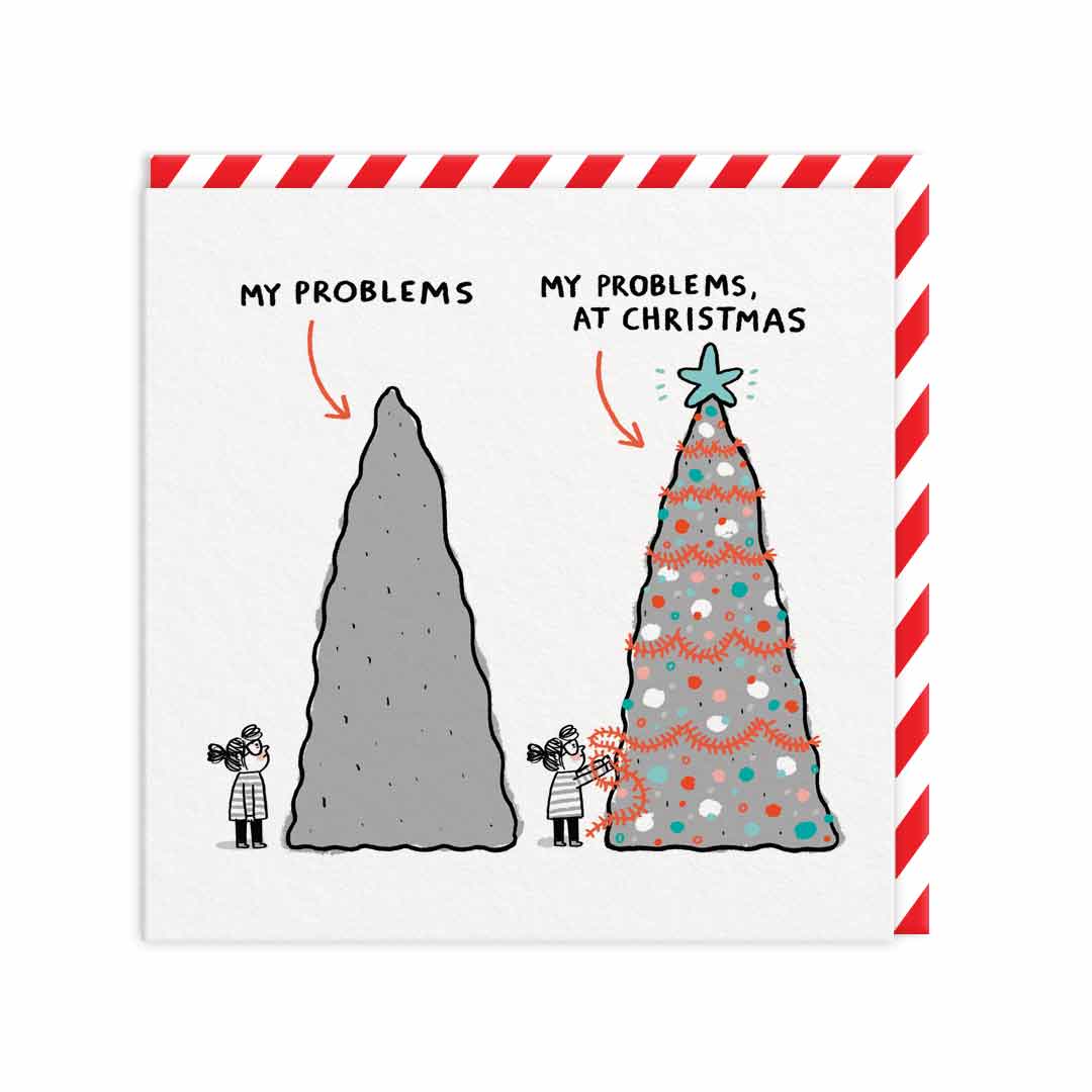 My Problems At Christmas Card