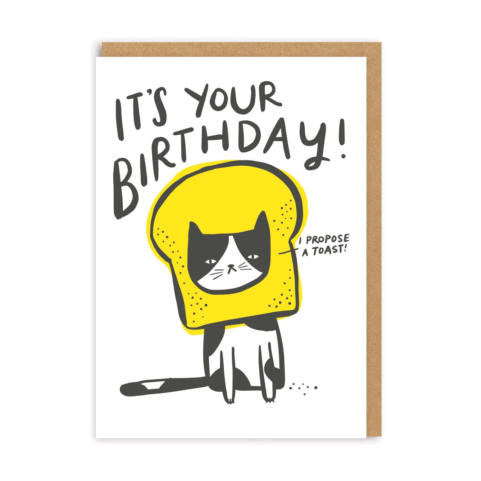 I Propose A Toast Birthday Card