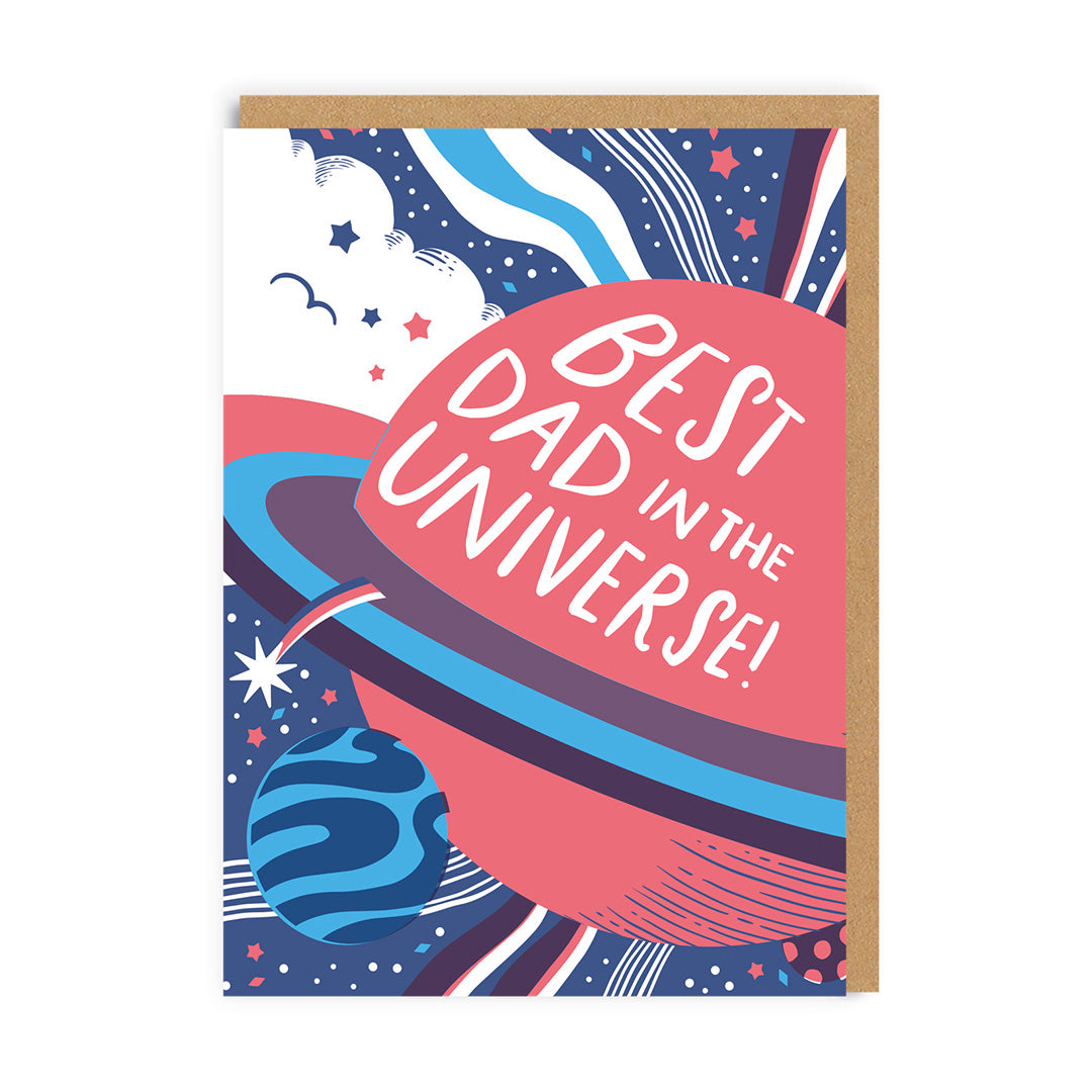 Best Dad in the Universe Father’s Day Card