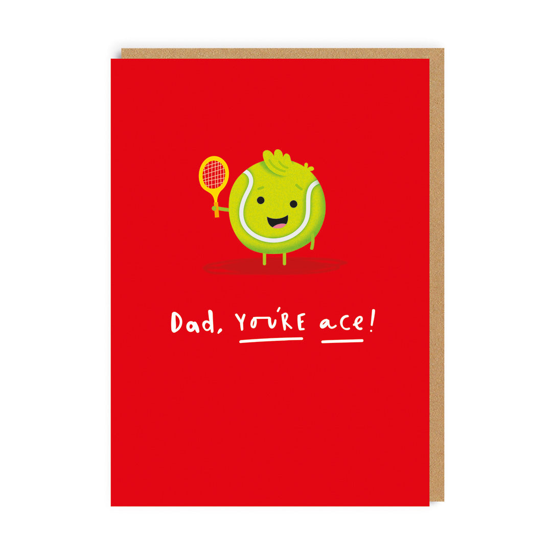 Dad You’re Ace Tennis Father’s Day Card