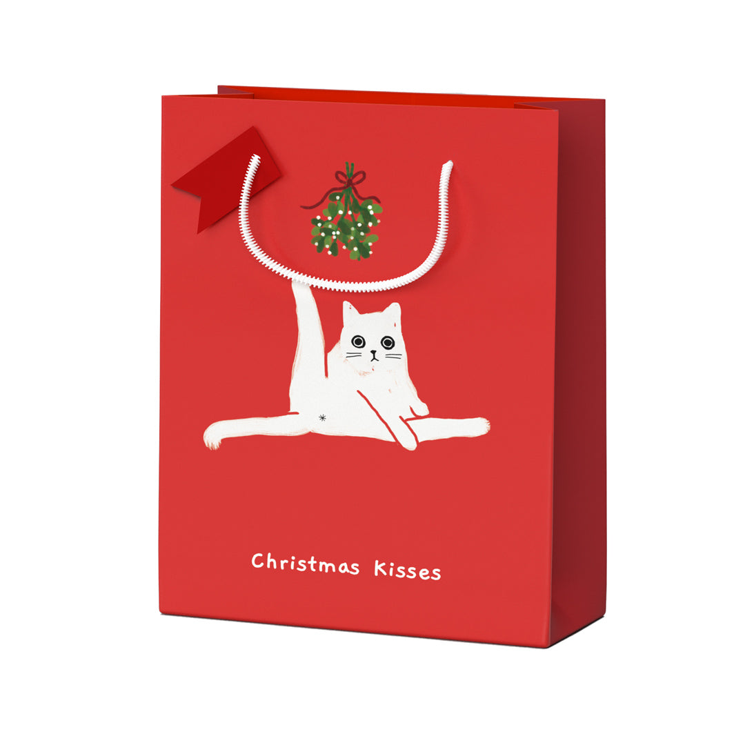 Christmas Kisses Large Gift Bag