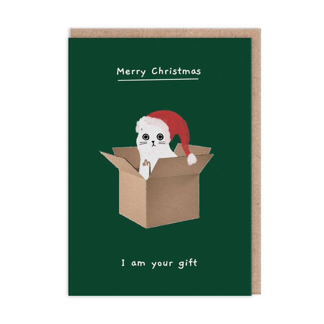 Merry Christmas I Am Your Gift Christmas Card