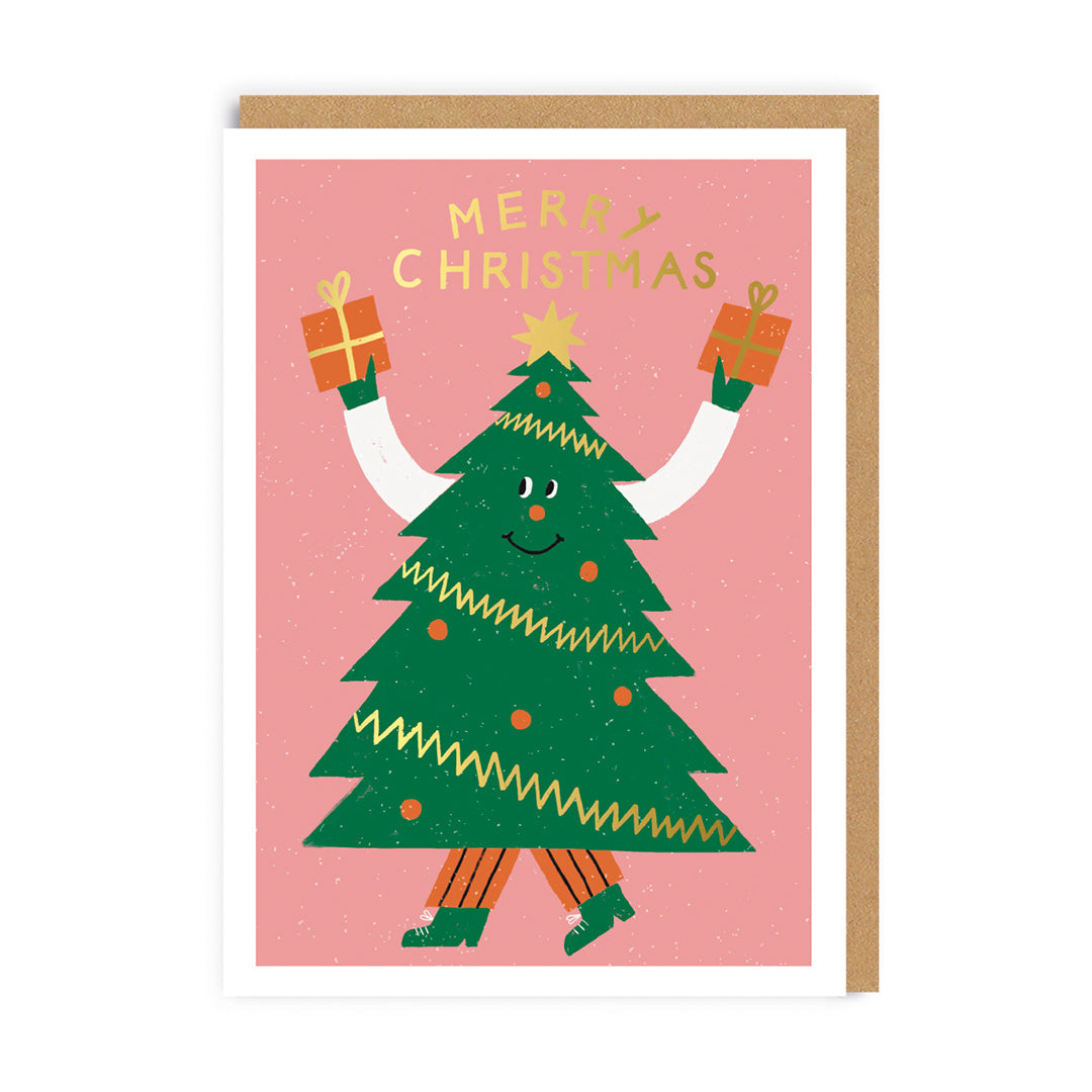 Tree & Presents Christmas Card