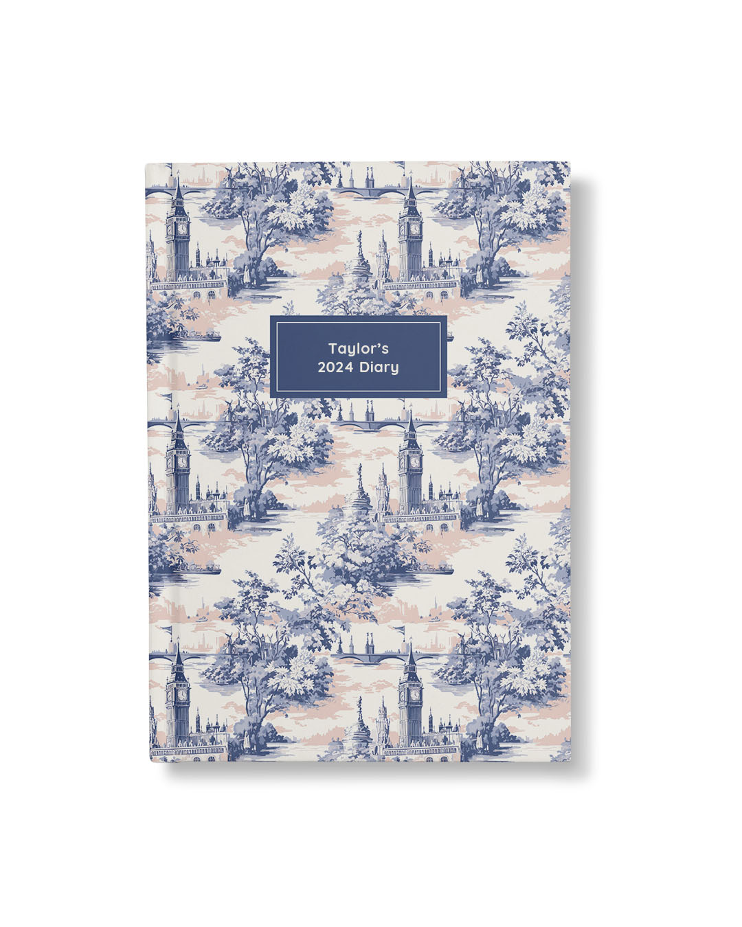 Ohh Deer Personalised Diary | A5 Hardback 2024 Planner | To Do Lists, Calendars & Goals | Daily & Monthly Views | Add Your Name | London’s Calling