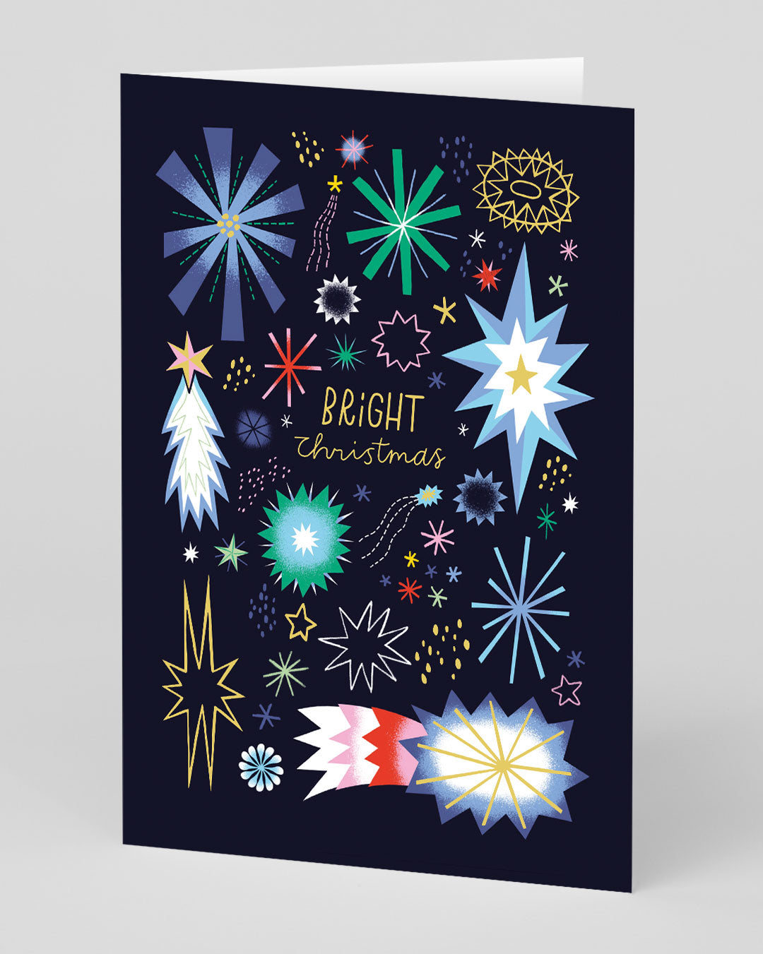 Personalised Christmas Stars Christmas Card