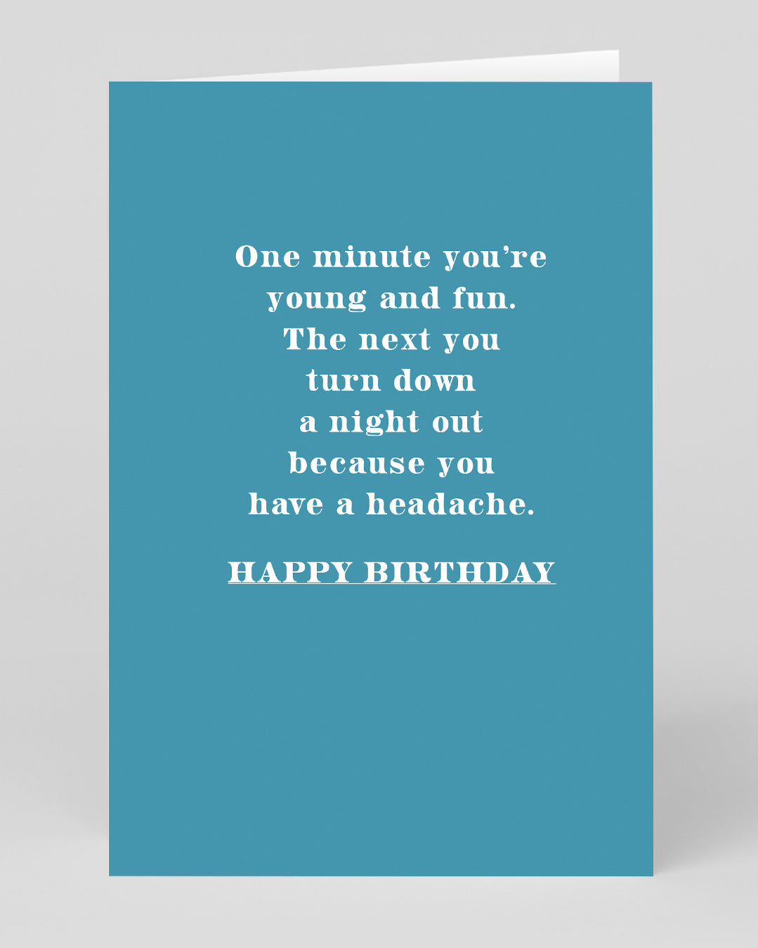 Funny Birthday Card Young And Fun Birthday Card