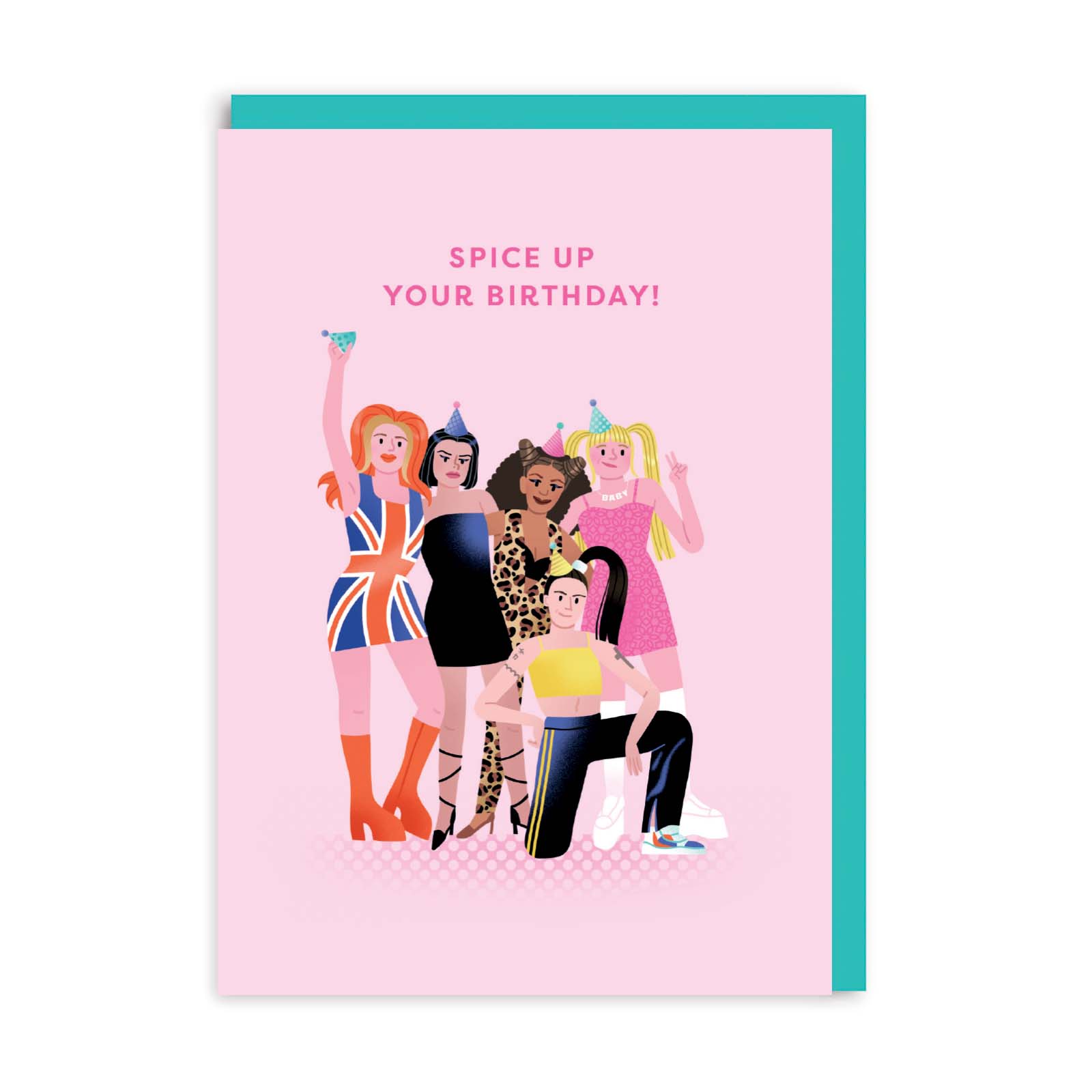 Spice Girls Birthday Card