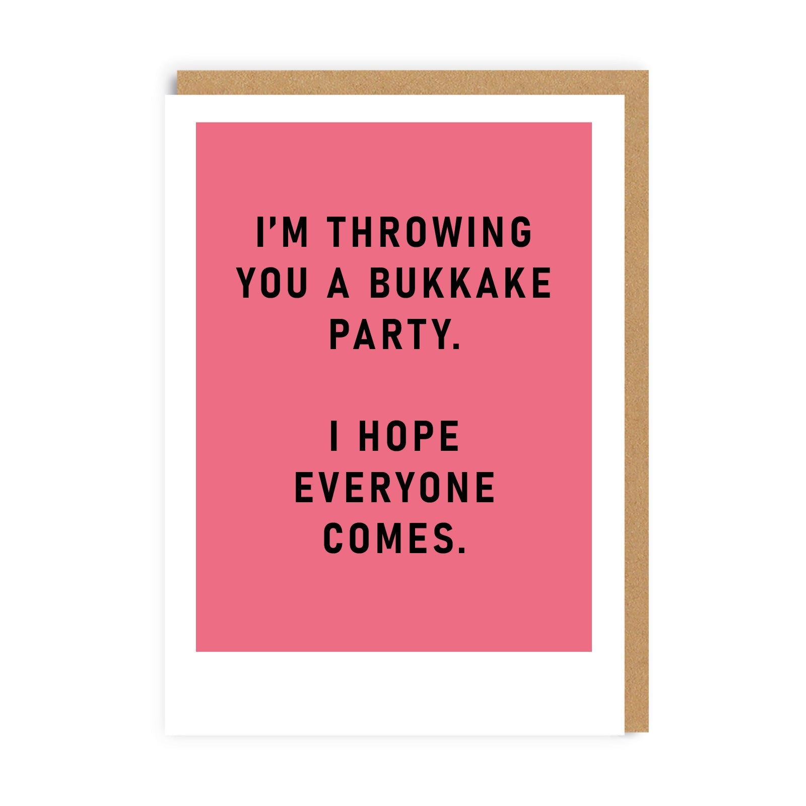 Bukkake Party Greeting Card