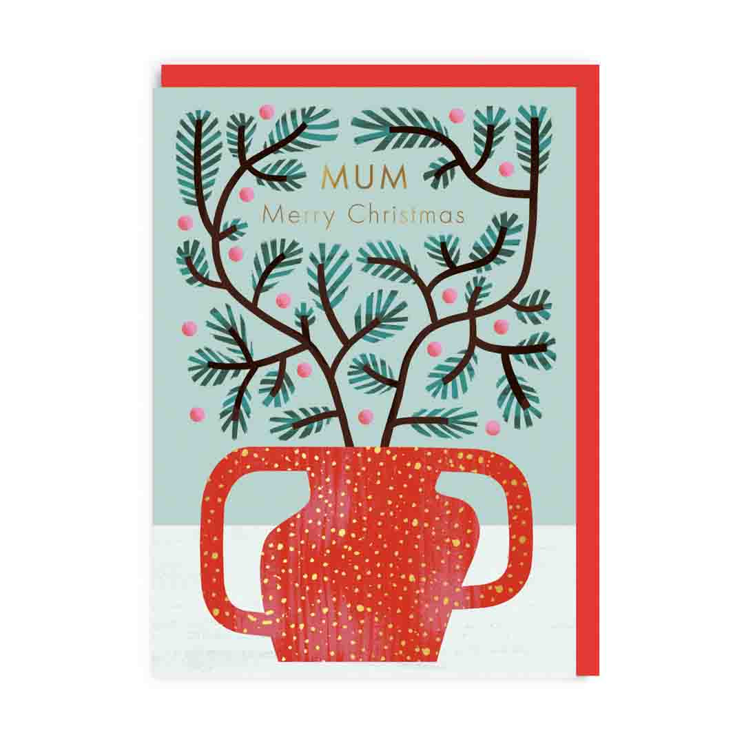 Mum Merry Christmas Greeting Card