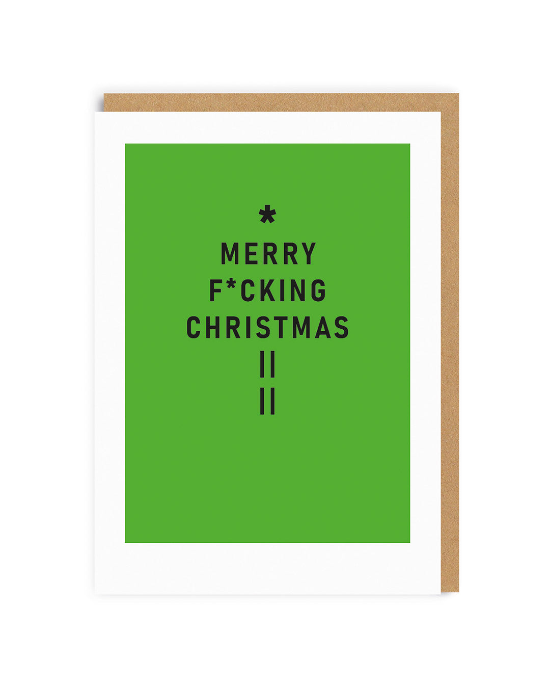 Merry F**king Christmas Greeting Card