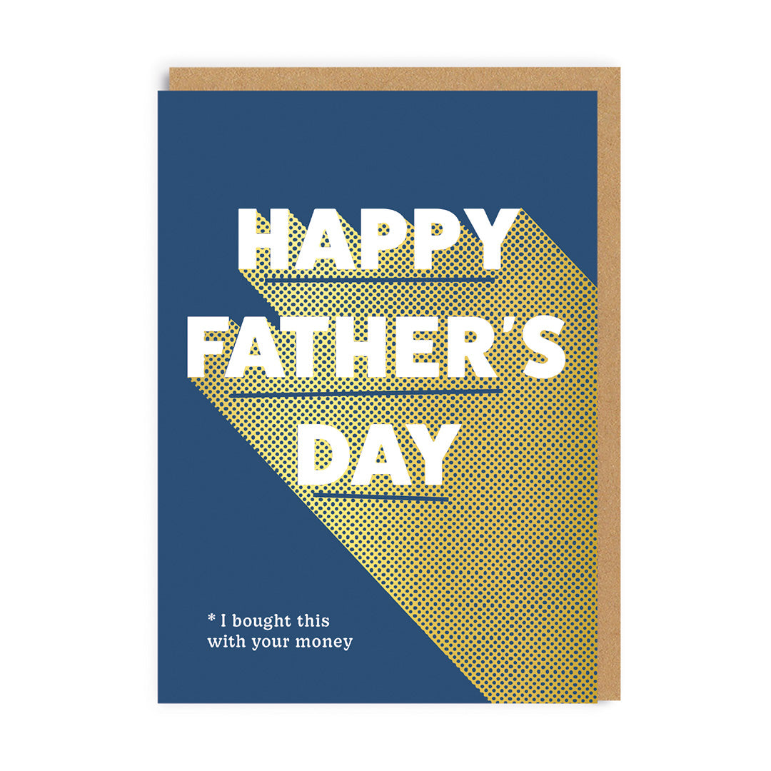 Happy Father’s Day Typographic Father’s Day Card