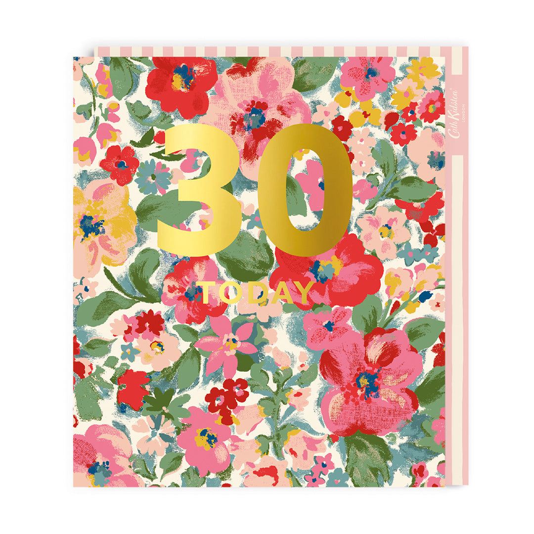 Cath Kidston 30th Birthday Card