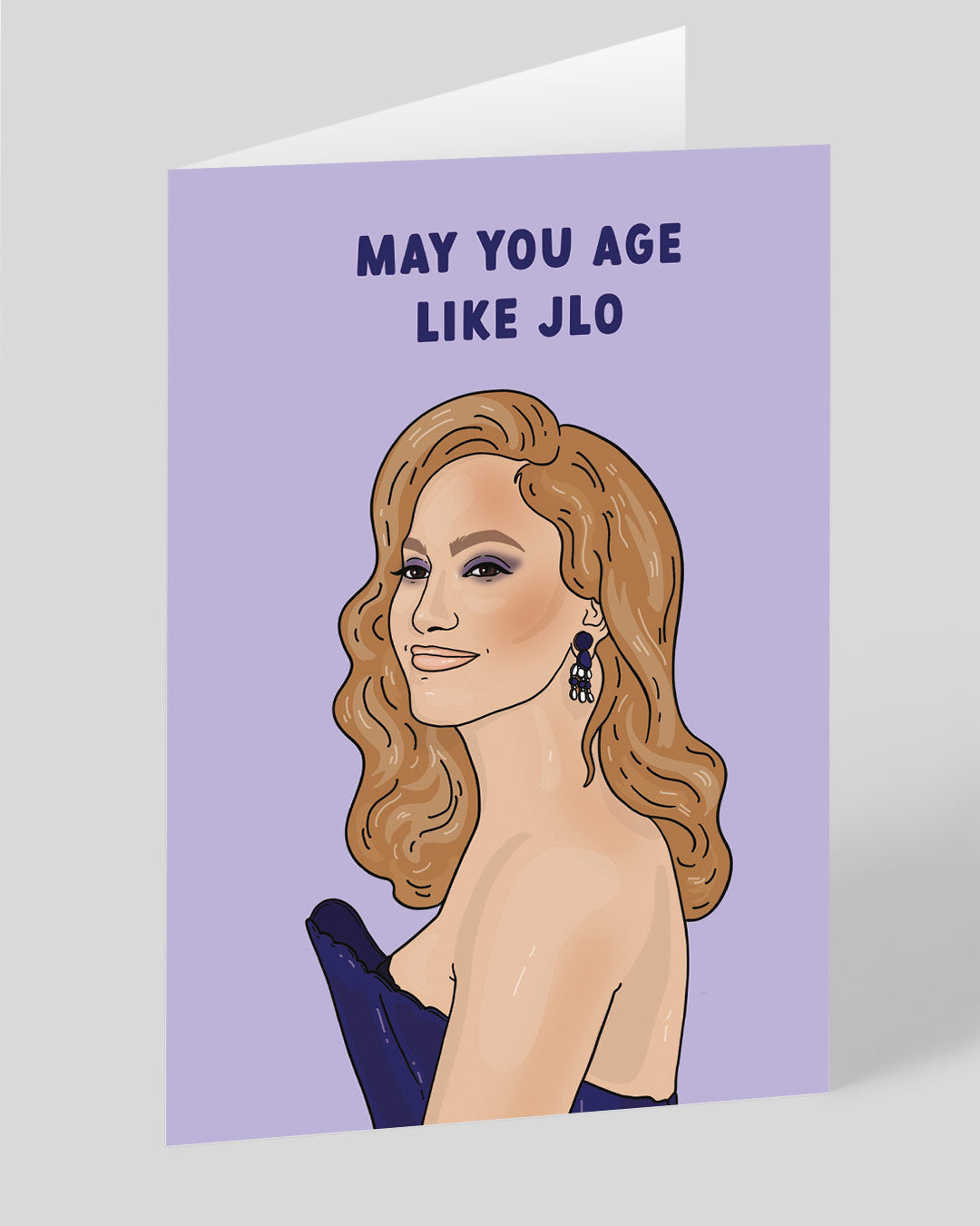 Funny Birthday Card May You Age Like JLO Birthday Card