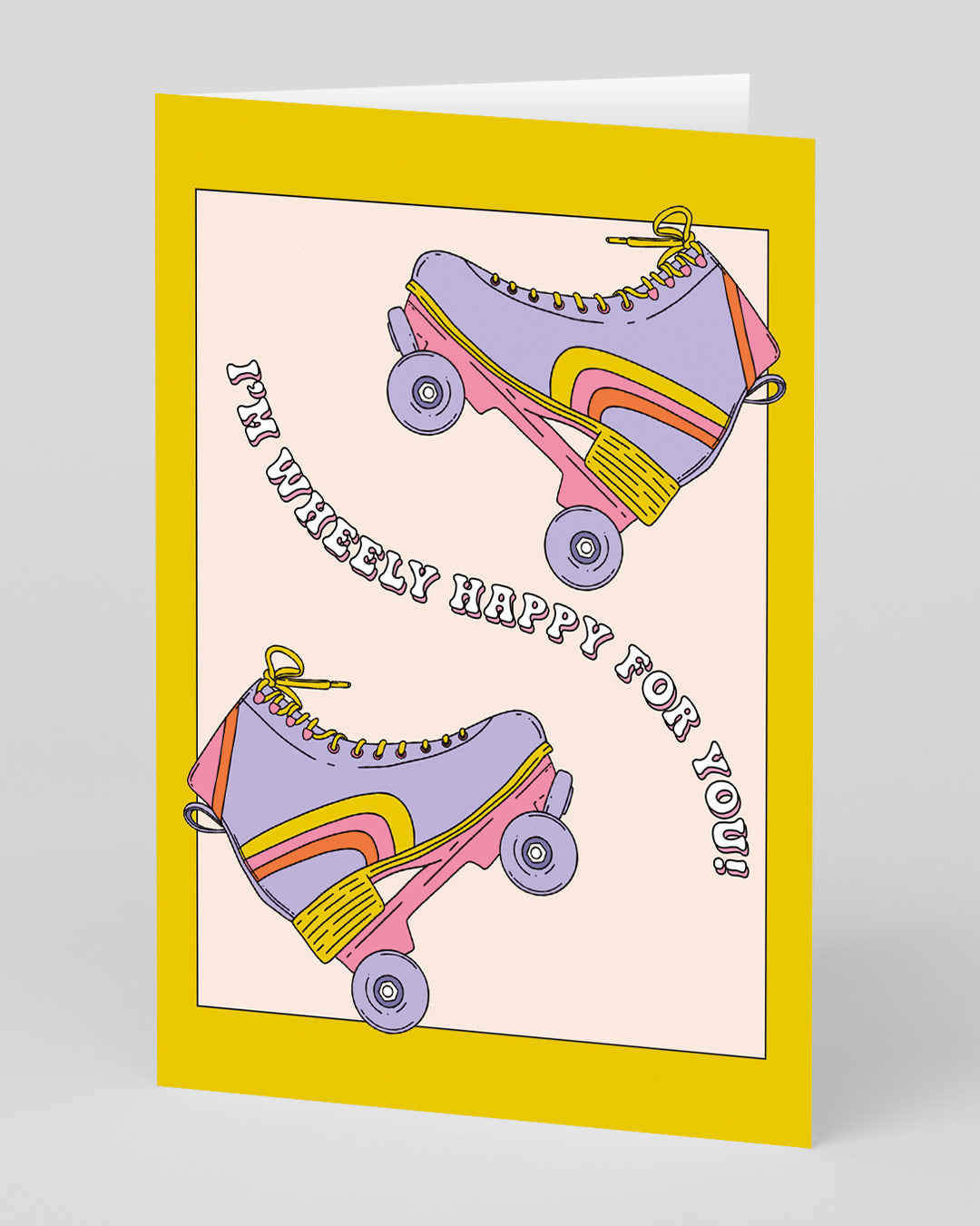 Wheely Happy For You Greeting Card