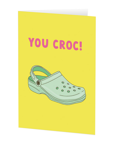 Personalised You Croc Card