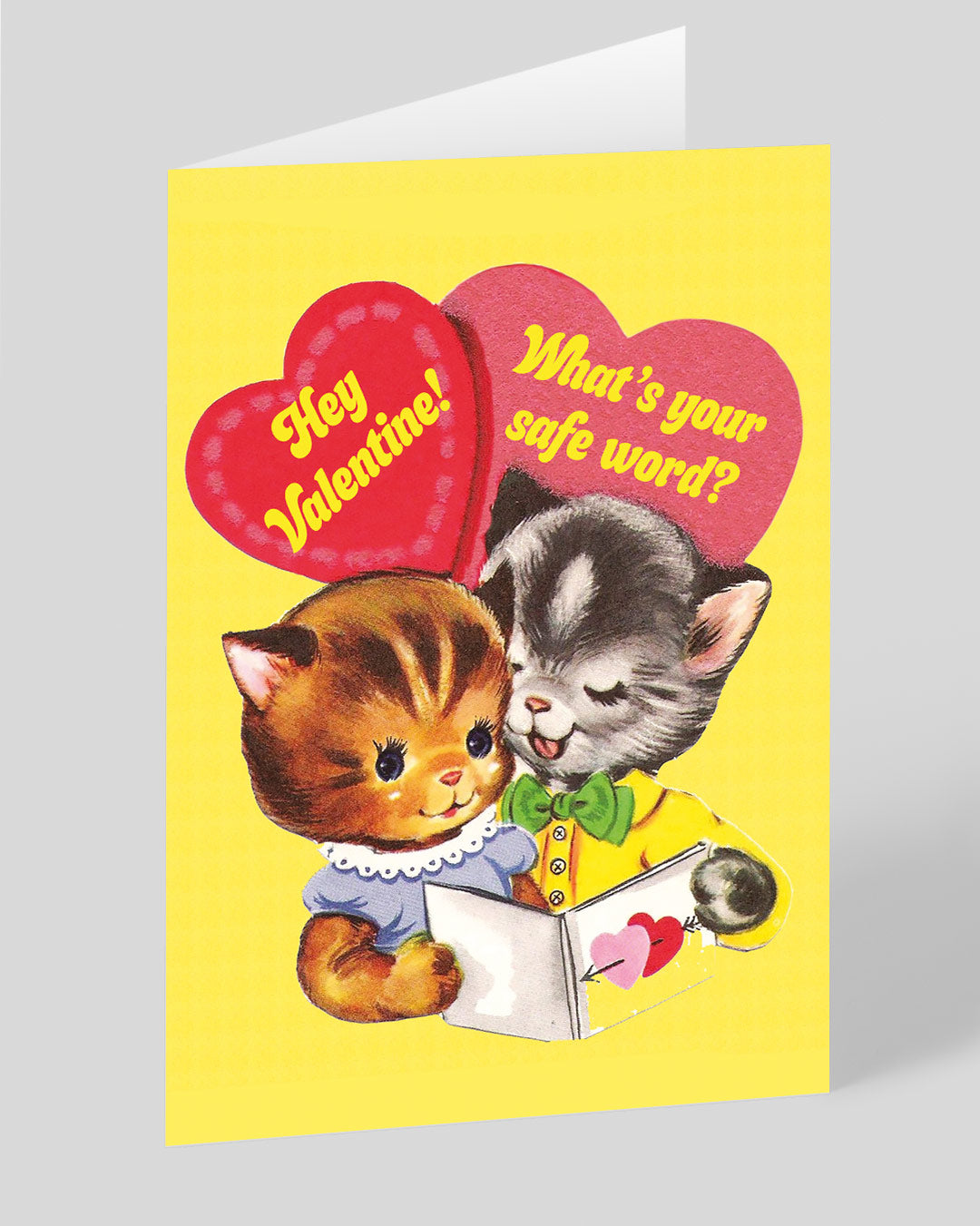Valentine’s Day | Rude Funny Valentines Card For Cat Lovers | Personalised What’s Your Safe Word Valentine’s Day Card | Ohh Deer Unique Valentine’s Card for Him or Her | Made In The UK, Eco-Friendly Materials, Plastic Free Packaging