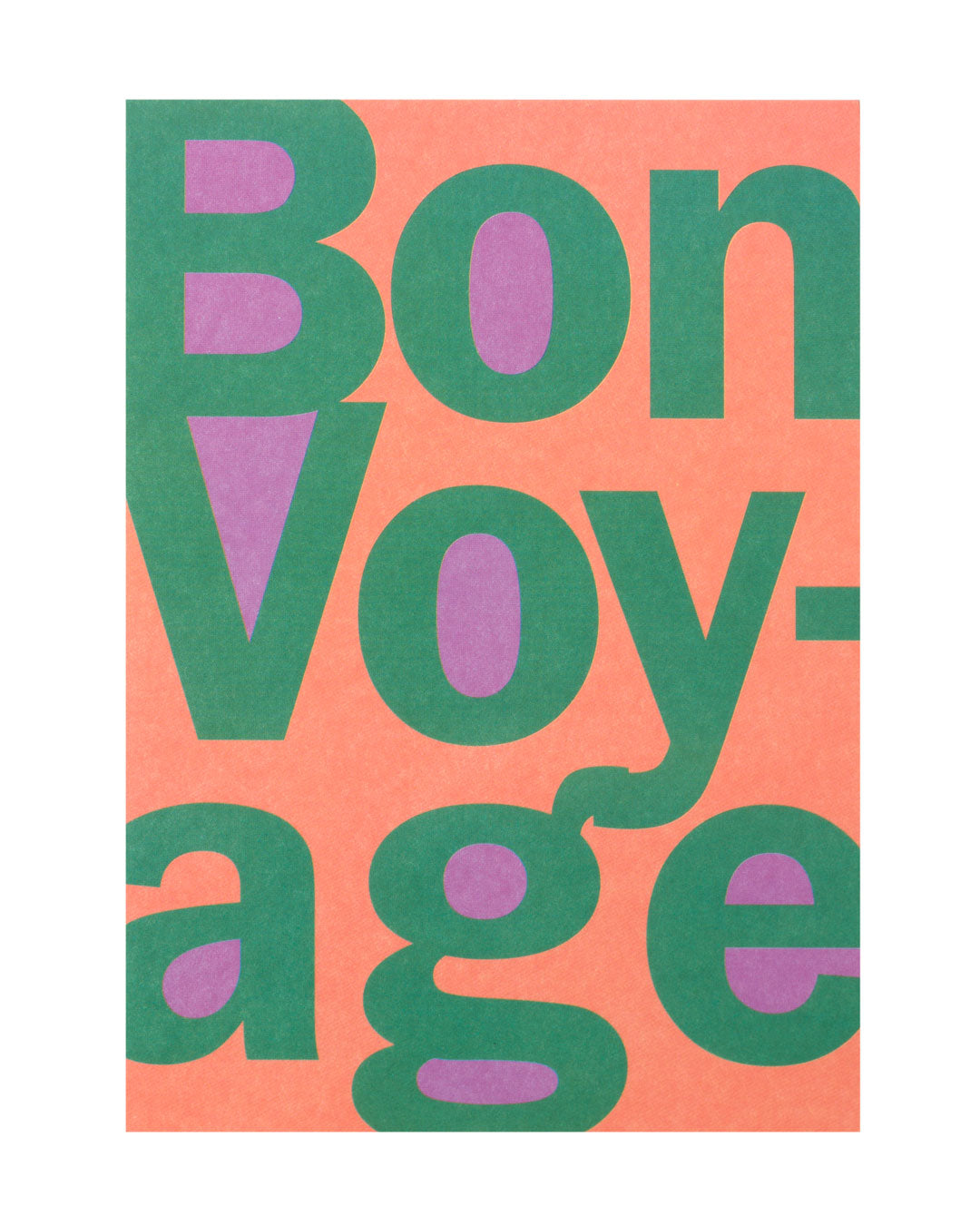 Bon Voyage Postcard