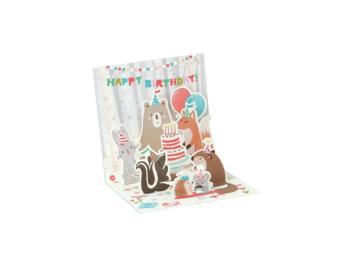 Woodland Birthday Layered Greeting Card