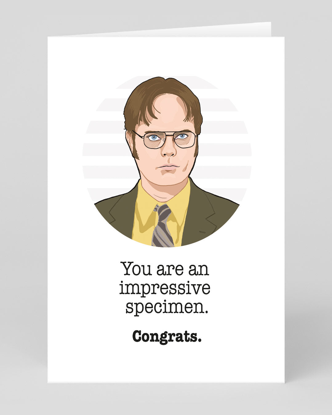 Valentine’s Day | Funny Valentines Card For The Office Fans | Dwight Schrute Impressive Specimen Greeting Card | Ohh Deer Unique Valentine’s Card for Him or Her | Made In The UK, Eco-Friendly Materials, Plastic Free Packaging