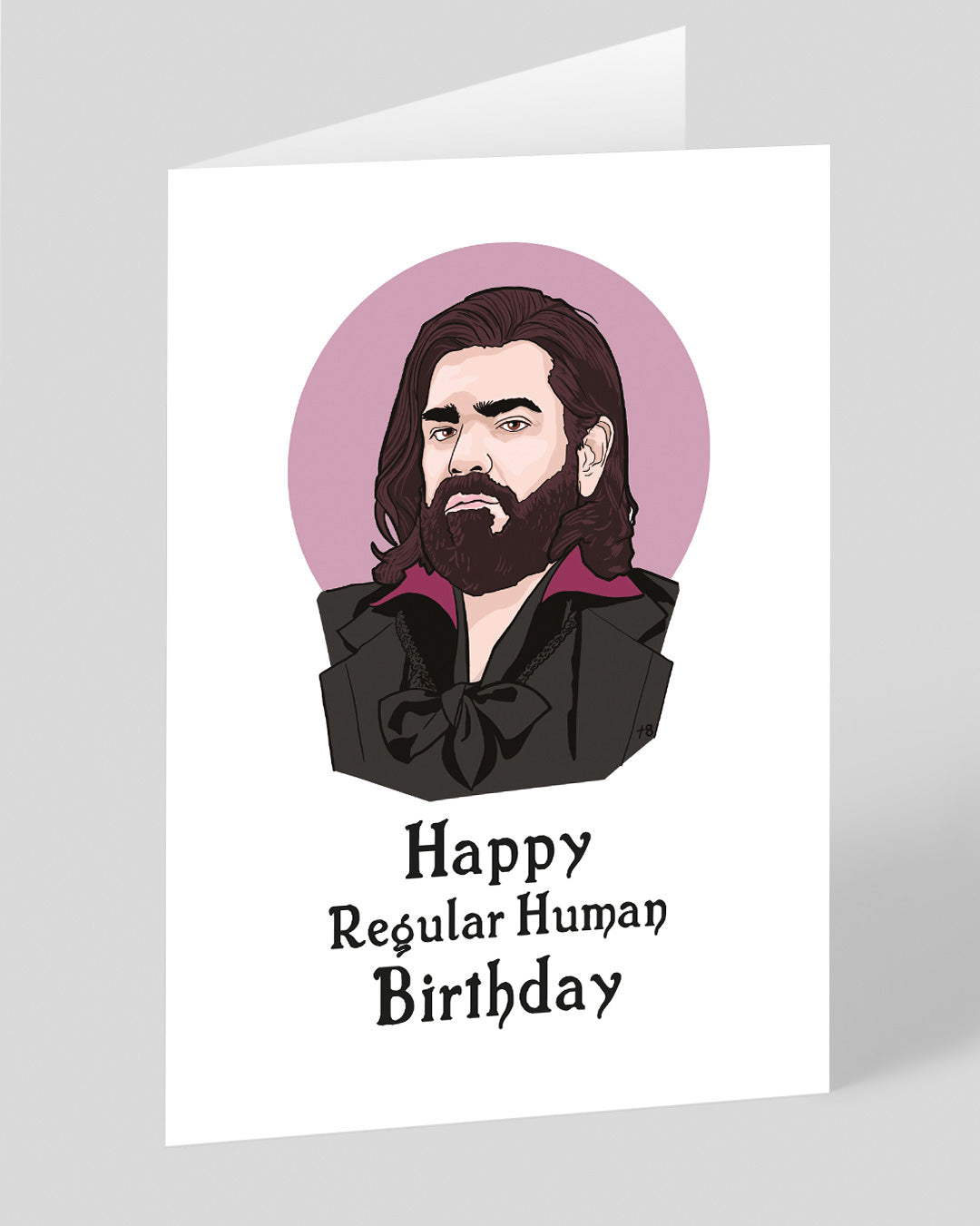 Funny Birthday Card Laszlo Regular Human Birthday Card