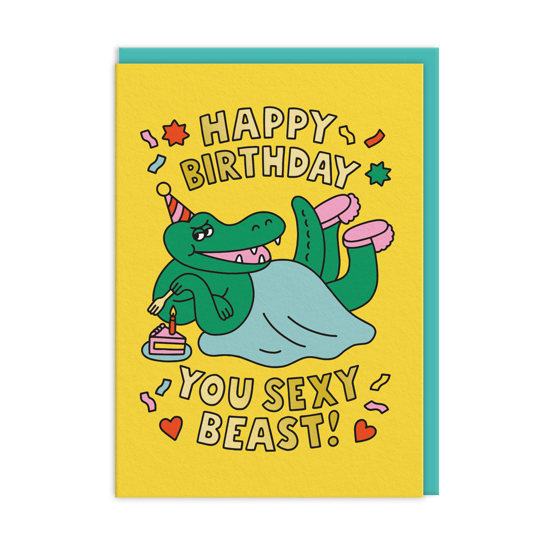 Sexy Beast Birthday Card