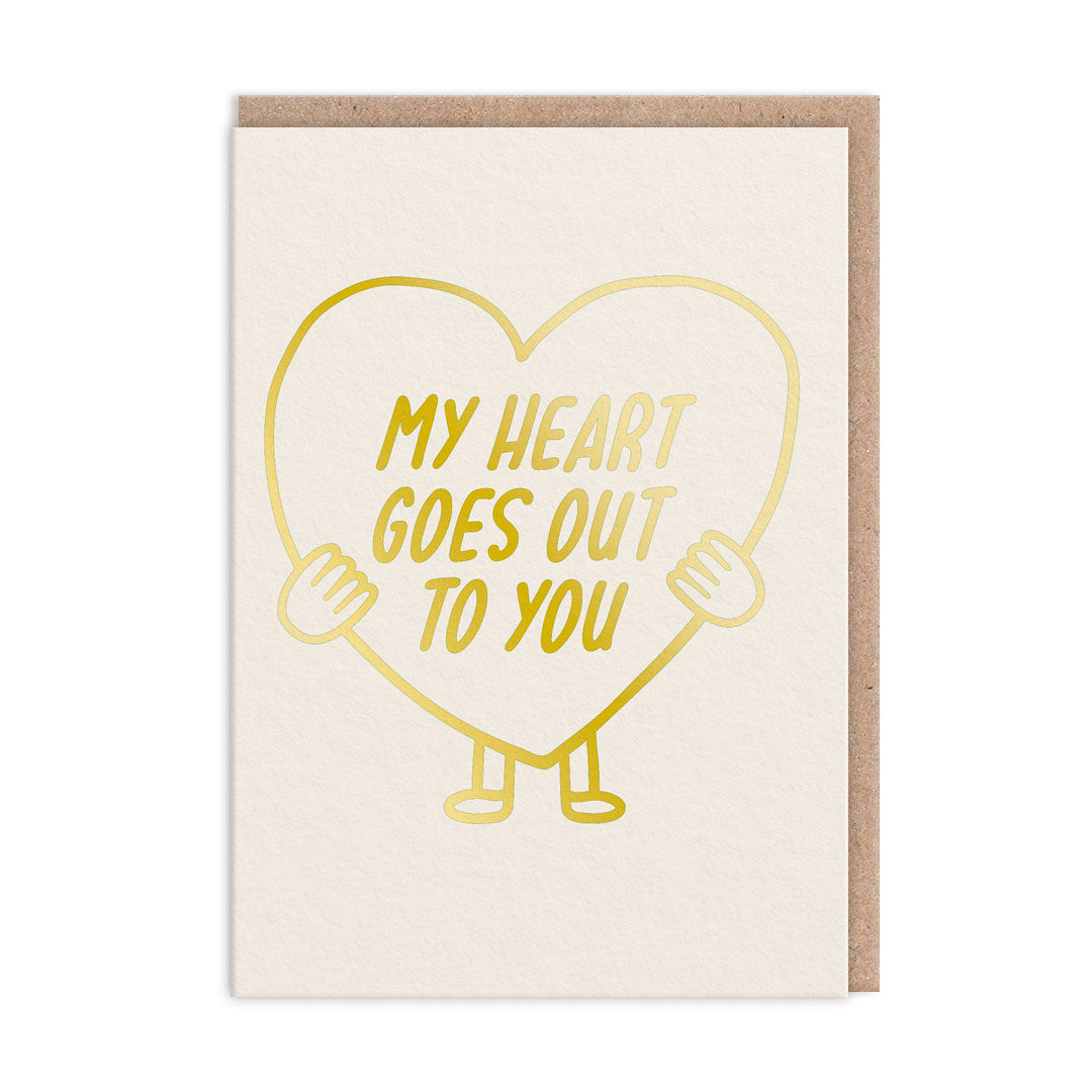 Heart Goes Out To You Sympathy Card