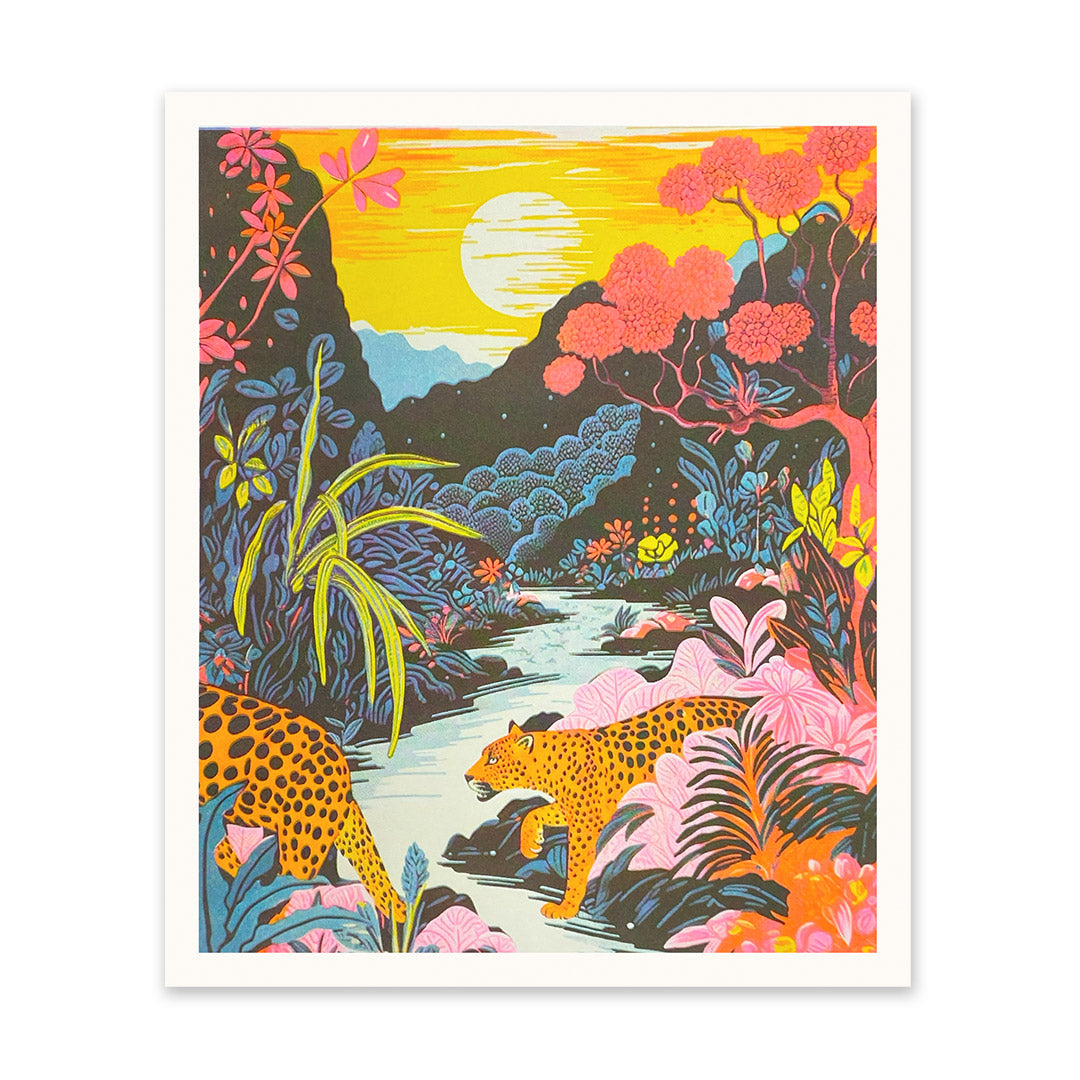 Leopards in The Jungle Art Print