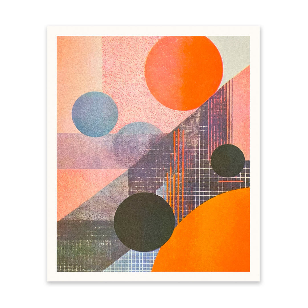 Vintage Abstract Art Print