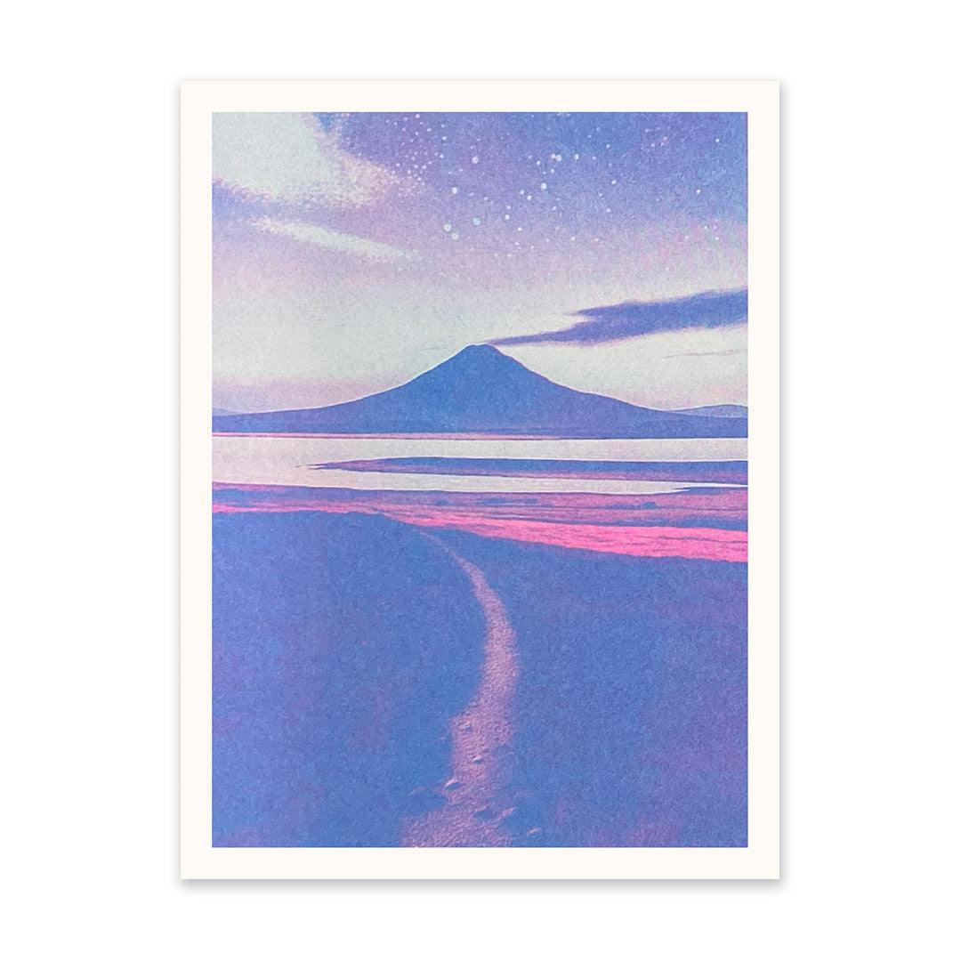 Purple Landscape 2 Art Print