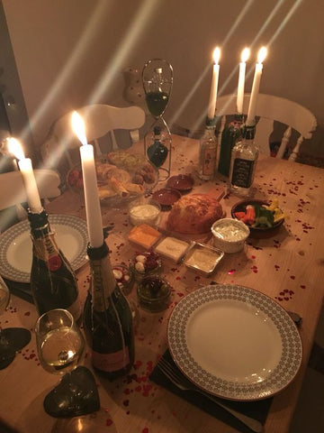 Pinterest Romantic Homemade Meal Image 