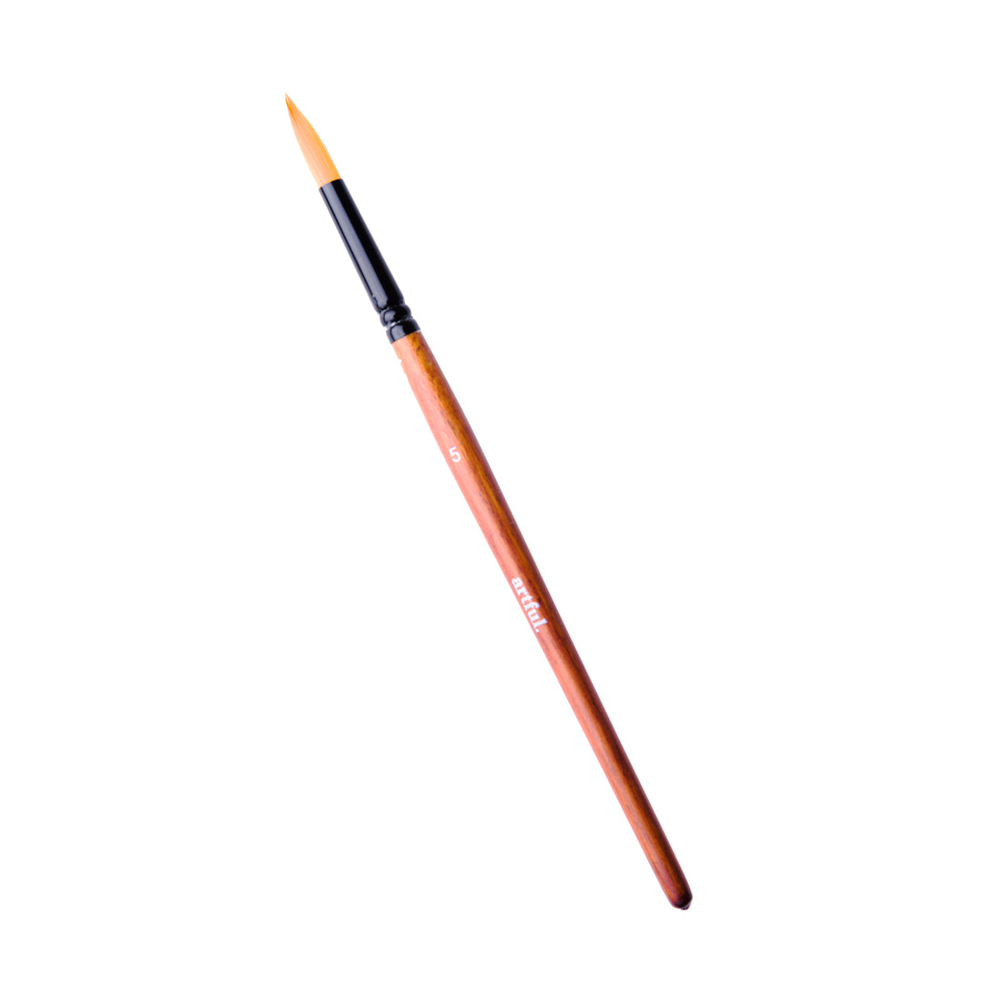 Artful Paint Brushes, No.5 Pointed Round