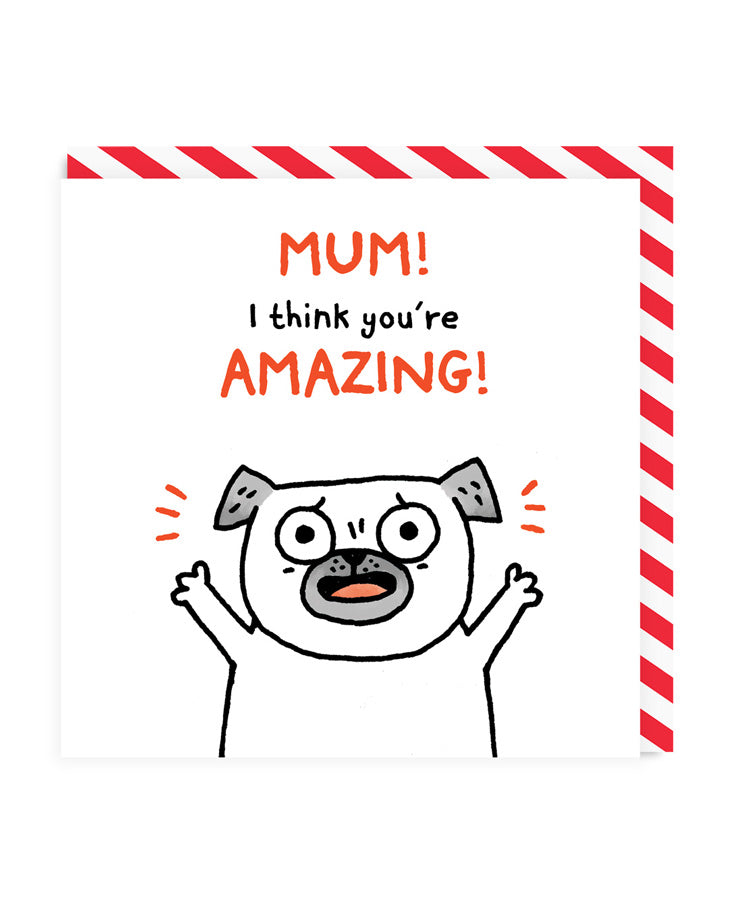 Mum I Think You’re Amazing! Greeting Card