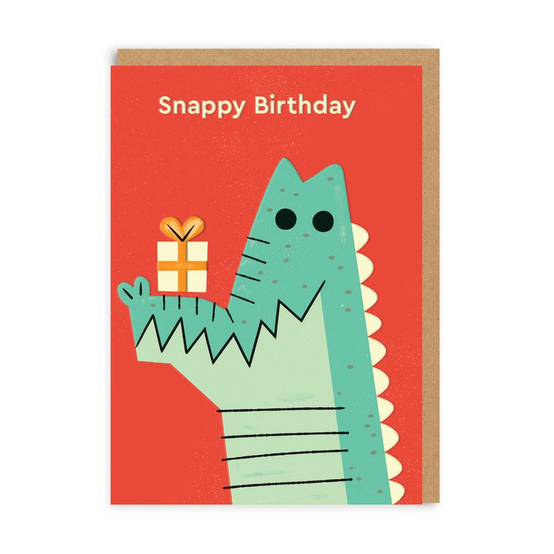 Funny Birthday Card Birthday Crocodile Greeting Card