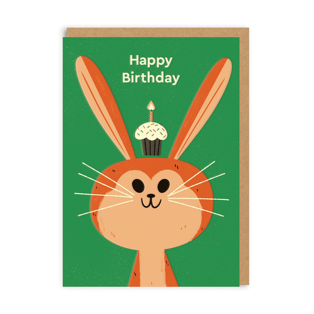 Birthday Card Birthday Rabbit Greeting Card