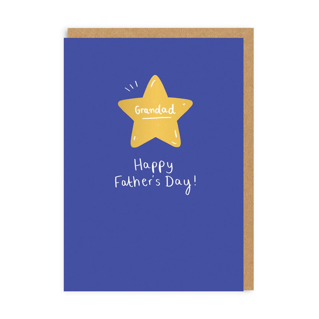 Father’s Day Cute Grandad Star Father’s Day Greeting Card