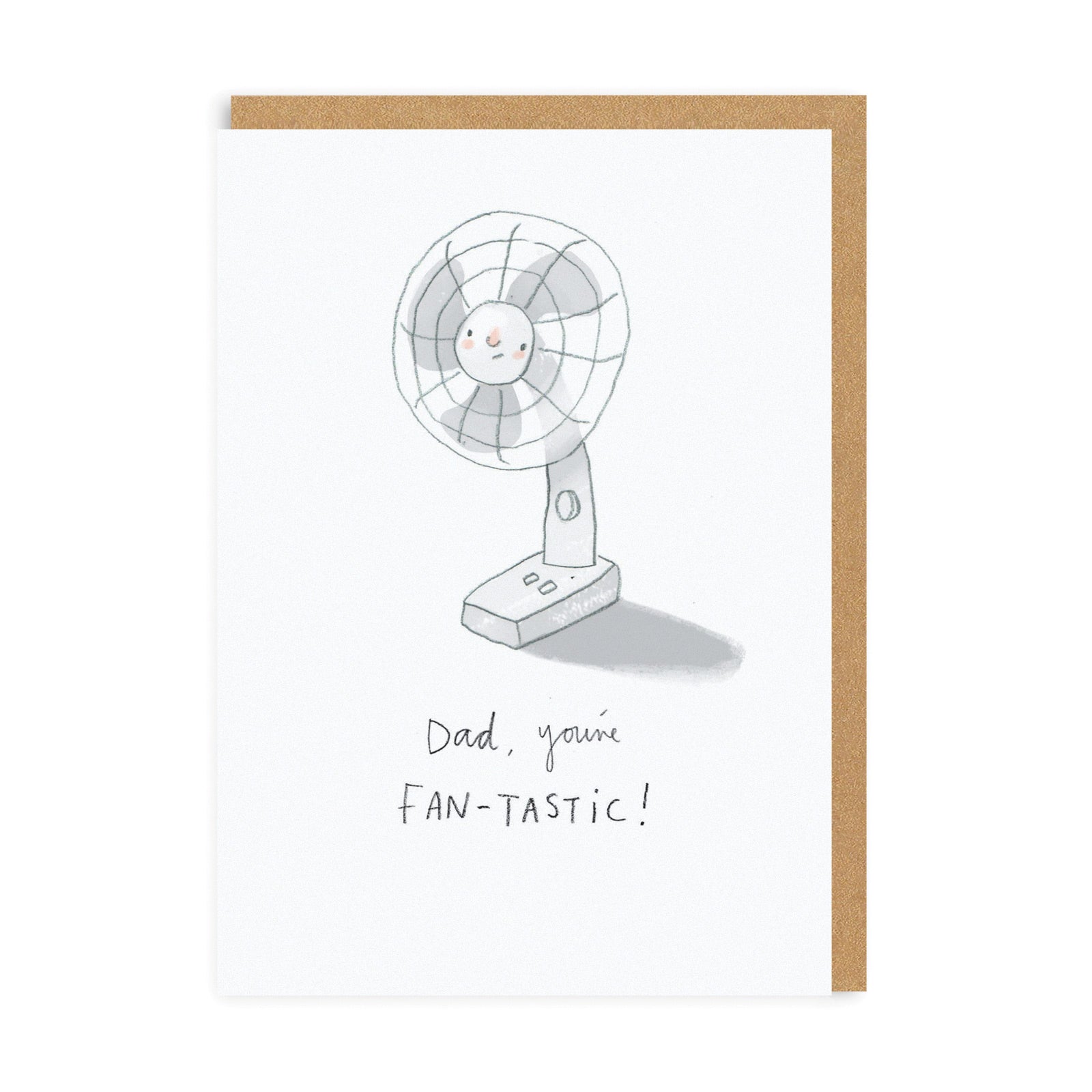 Father’s Day Funny Dad You’re Fan-tastic Greeting card