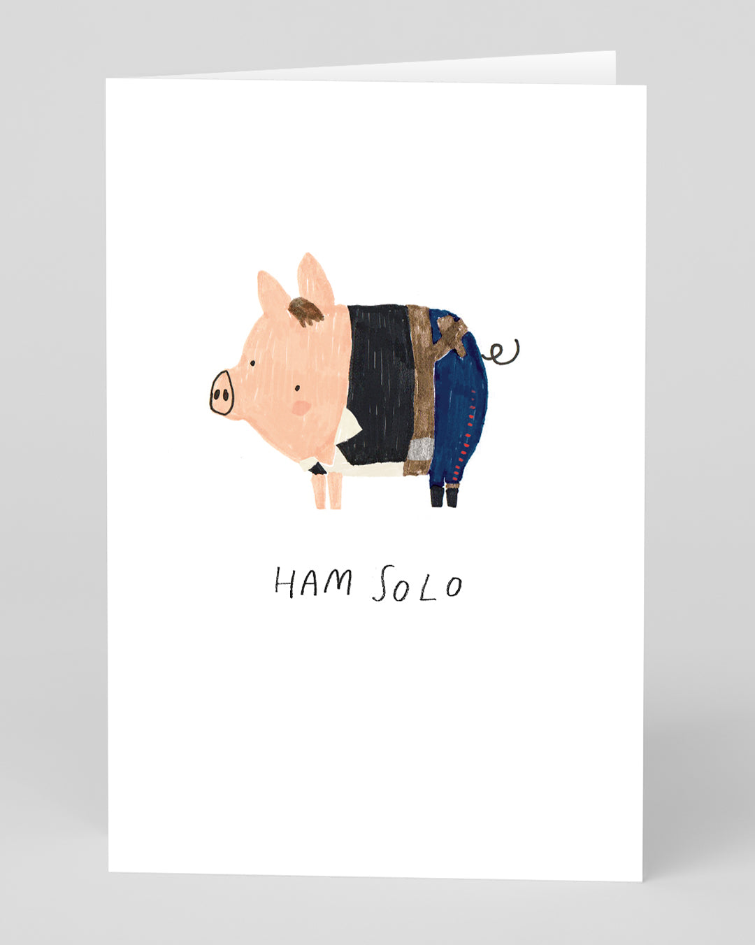 Personalised Ham Solo Greeting Card