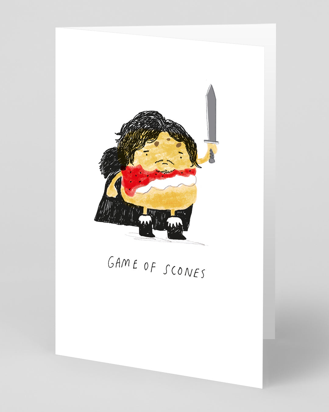 Personalised Game Of Scones Greeting Card