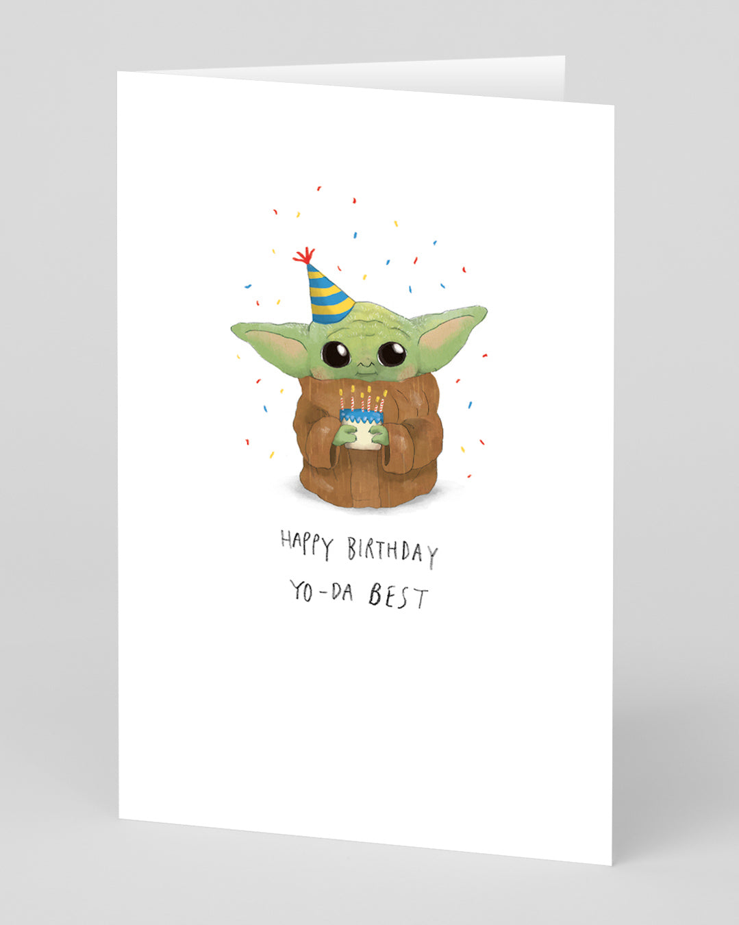 Birthday Card Happy Birthday Yo-da Best Greeting Card