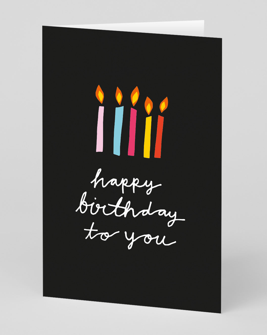 Birthday Card Happy Birthday To You Candles Birthday Card