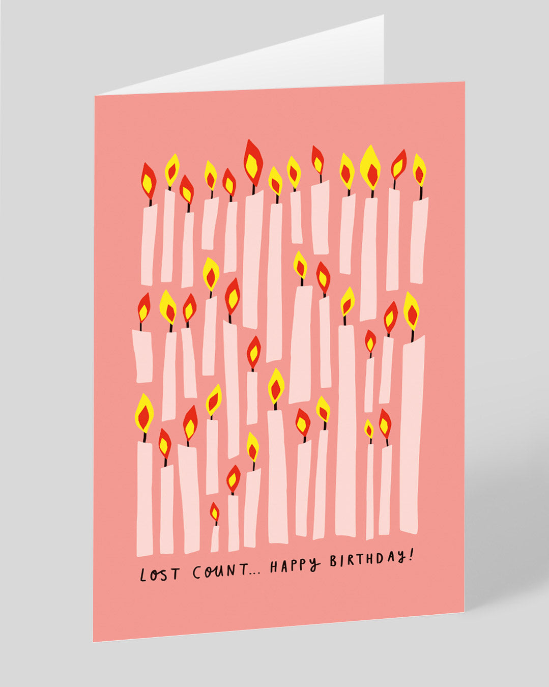 Funny Birthday Card Lost Count Candles Birthday Card